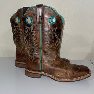 Smokey Mountain Boots Wood sole SZ 9